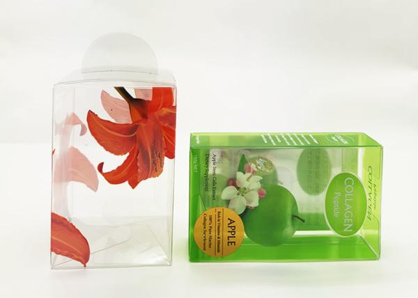 Buy cheap High Glossiness PET Folding Clear Plastic Gift Boxes With Hanger from wholesalers