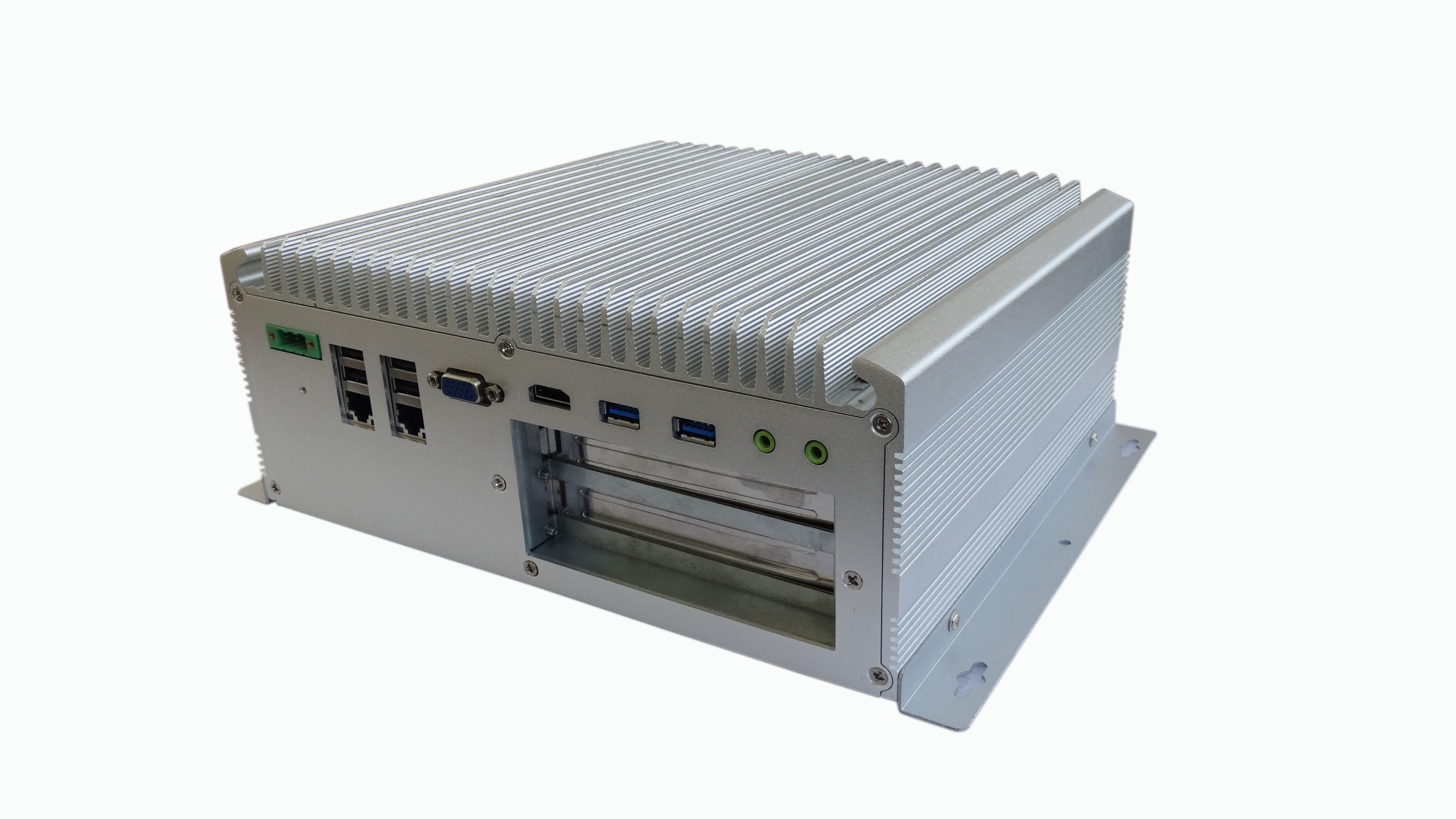 Mis-Qm77 Aluminium Fanless Embedded Compute IPC I5 3320M 2PCI