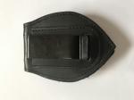 Custom Design Leather Wallet Spring Carbon Fiber Customized Police Money Clip