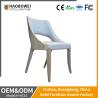 Buy cheap Modern Solid Wood Leather Fabric Chair for Hotel Furniture Customized Seat Thickness from wholesalers