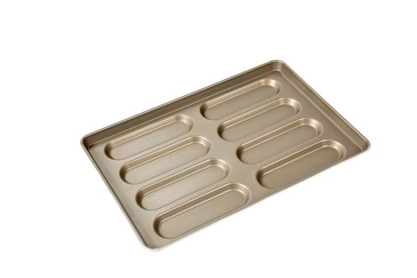 Buy cheap 600x400x41mm Hot Dog Bun Baking Pan Aluminized Steel Cookie Sheet from wholesalers
