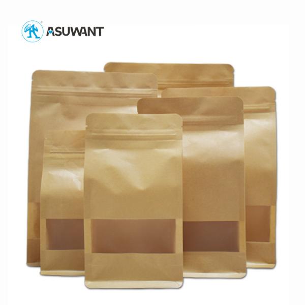 Buy cheap Gravure Printing VMPET 150 Mic Kraft Paper Zipper Bags from wholesalers