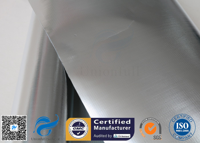 0.43mm Heat Reflective Silver Plated Fabric Aluminum Foil Fiberglass Cloth