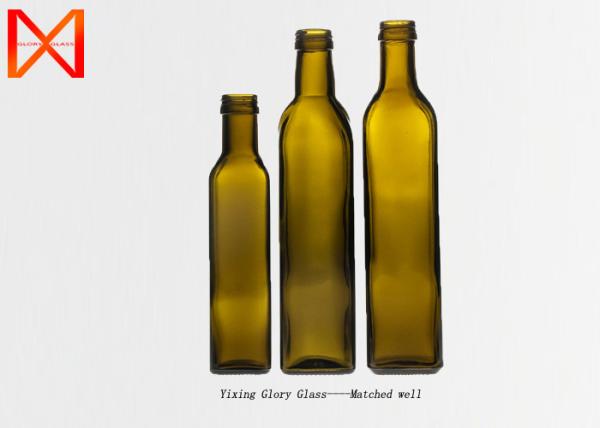 High quality food grade Marasca Olive Oil Bottle Coloured Slim Customerized