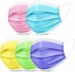 Ear-Loop 3-Ply Disposable Non-Woven Face Mask Against Pollen Dust for Customised