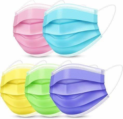 Buy cheap 17.5*9.5 Cm Other Color Blue Bulk 3 Layers Protective Non-Woven Disposable Face Mask from wholesalers