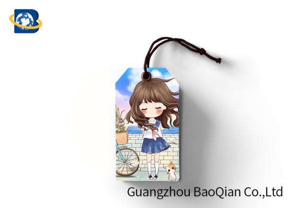 Buy cheap Cartoon 3D Picture Custom Printed Hang Tags , Personalized Hang Tags For Clothing from wholesalers
