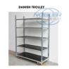 Buy cheap Multifunctional Powder Coated Danish Flower Trolley For Shopping from wholesalers