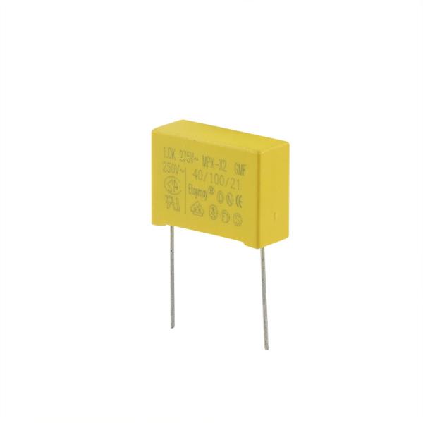 Buy cheap Metallized Polypropylene Film Capacitor X2 Interference Suppression 1uF 275VAC from wholesalers