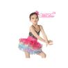 Buy cheap Multicolor Girls Ballet Costume Camisole Sequin Top With Rainbow Tulle Skirt from wholesalers