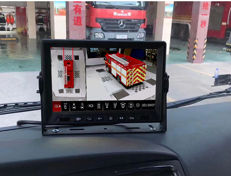 IP67 Car Camera Security System Commercial Truck Backup Camera 4CH HD 1080P