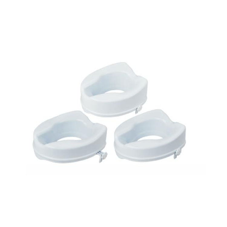 Accessories Raised Toilet Seat and Lid and Bucket for Commode Chair