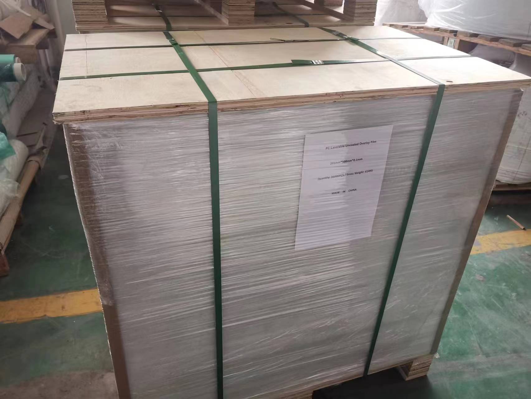 Recycled PVC Card Print Sheet 0.3mm Digital Printable Sheet PVC Card Plastic Materials