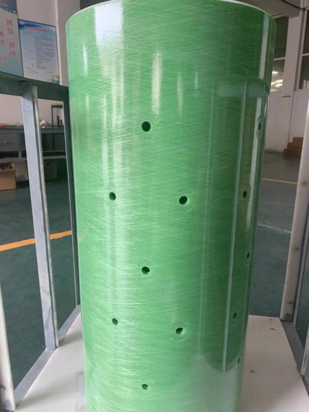 Buy cheap Green Vinyester Resin 3 Inch Fiberglass Tube With Thread Connection from wholesalers