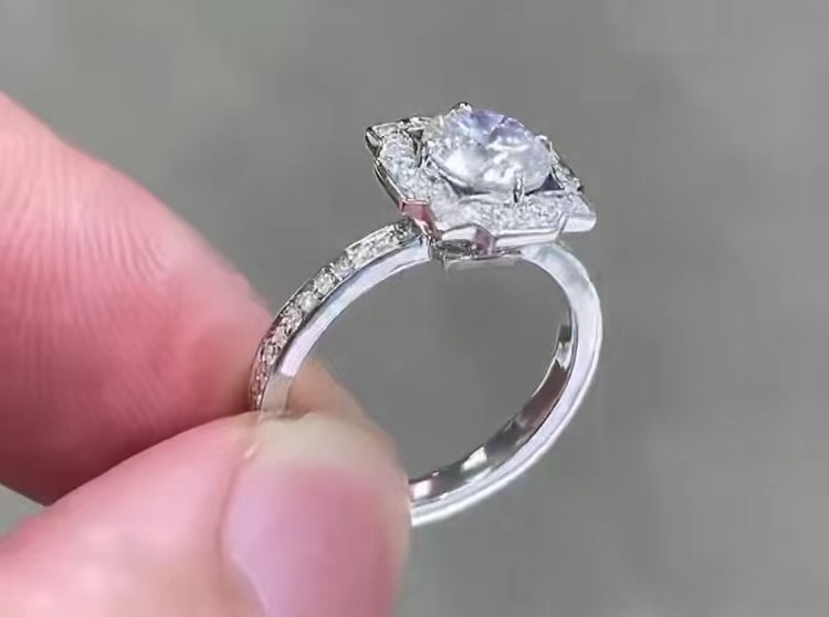 Lab Made Diamond Jewelry Lab Grown Diamonds Jewlery Round Diamond Rings Stud Earrings