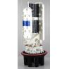 Buy cheap direct buried FTTH Fiber Optic Closure , PP ABS 8small round ports 1big round 64sc from wholesalers