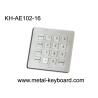 Buy cheap Vandal resistant Industrial Metal Numeric Keypad 4x4 16 keys design from wholesalers