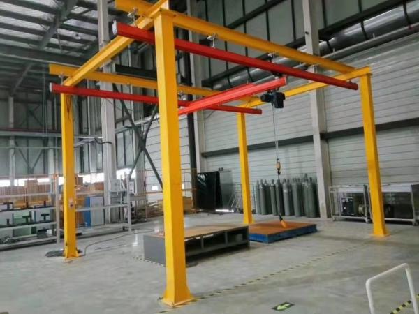 Buy cheap Manual Low Deadweight Floor Supported KBK Crane 500kg 1000kg Free Standing Crane from wholesalers