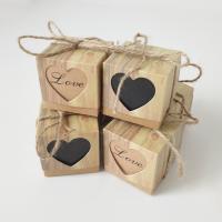 Buy cheap 5x5cm Bonbonniere Wedding Favour Gift Boxes With Rope product