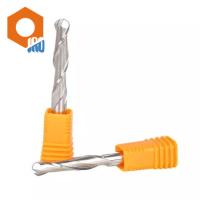 Buy cheap 2 Flutes End Milling Cutter Ball Nose Insert Cutter AlTiN TiAIN Coating product