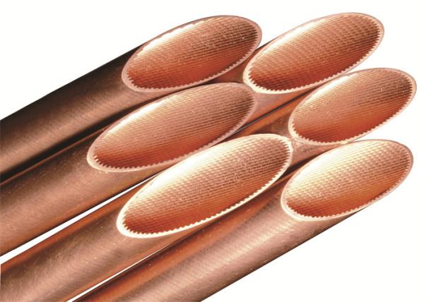Buy cheap Lightweight Inner Grooved Copper Tube For Refrigeration Rohs Approval from wholesalers