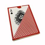 Custom 100% PVC Plastic Poker Cards 63*88mm For Casino Club