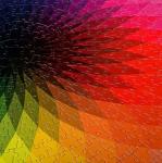 Customized 1000pcs Round Rainbow Puzzle Inspirational Jigsaw Puzzles