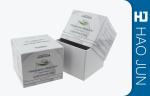 White Square Cosmetic Paper Boxes For Perfume / Coconut Oil , Free Sample