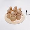 Buy cheap Rainbow 35.5cm Coloured Wooden Building Blocks Large Baby from wholesalers