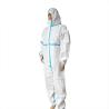 Buy cheap CE FDA Disposable Protective Suit , Anti Virus Chemical Protective Coveralls from wholesalers