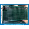 Buy cheap Dark Green PVC Coated Welded Fence Gate With Round Post For Gym XLF-16 from wholesalers
