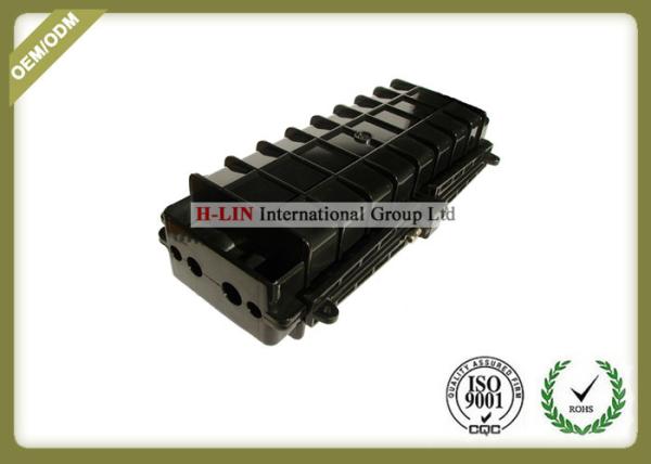 Buy cheap In Line Type Fbier Optic Closure Horizontal 4 In 4 Out 48 Core / 96 Core Capacity from wholesalers