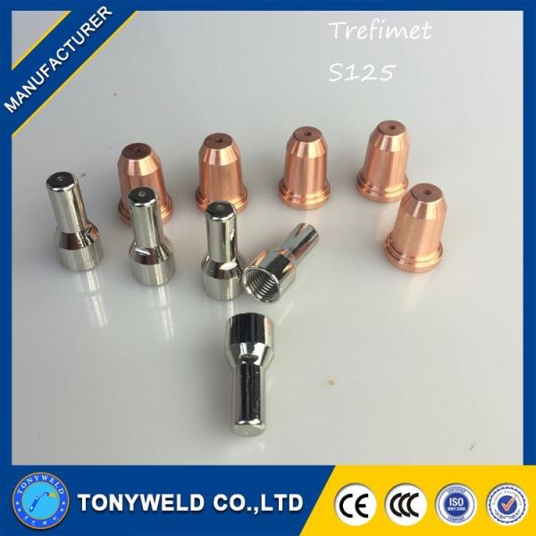 Buy cheap EN60974-7 S125 Trafimet Plasma Torch Parts Nozzle And Electrode from wholesalers
