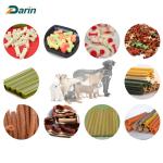 Single Screw Auto Pet Treats Dog Chews Food Making Equipment