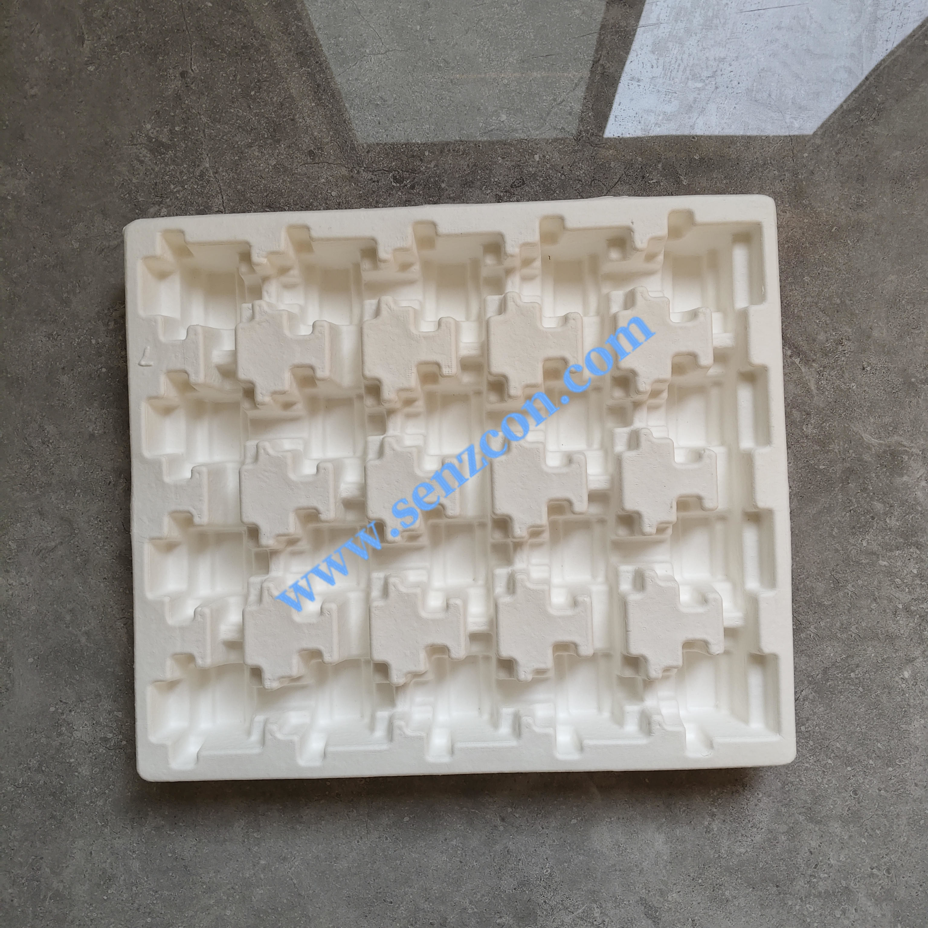 Factory OEM hardware parts, pulp molding, made of plant fiber (sugarcane pulp), dry pressing, environmentally friendly and biodegradable.
