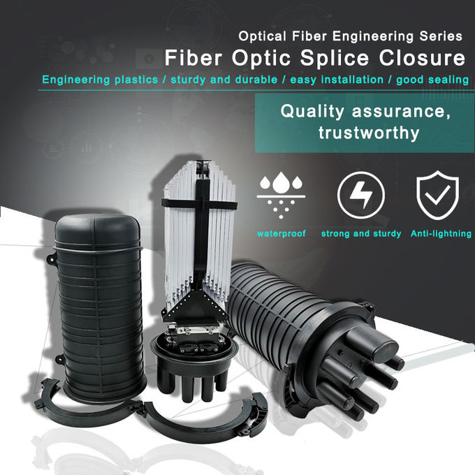 Waterproof IP68 288 Core FTTH Dome Fiber Optic Closure Telecom Operators High Quality