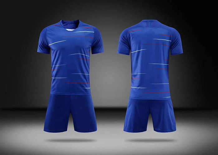 New fashion breathable dri fit sublimation custom design soccer jersey football uniform set