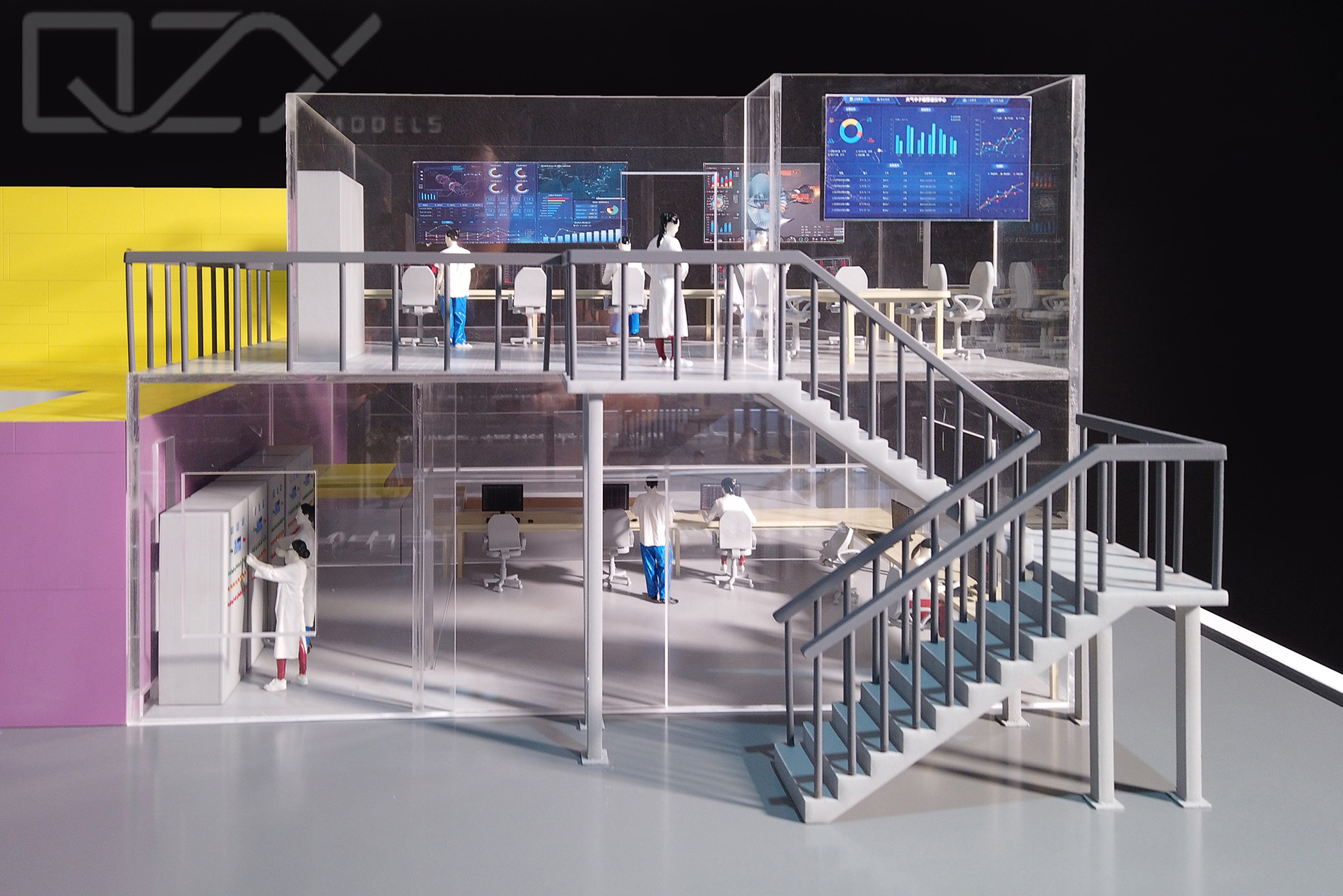 1/20 Scale Atmospheric Neutron Spectrometer Experiment Platform Model Industrial Scale Models