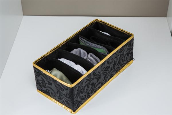 Buy cheap 6 Cells Foldable Drawer Organizer For Socks And Underwear from wholesalers