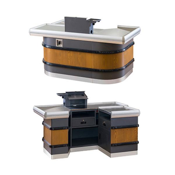 Buy cheap Supermarket Using Checkout Counter Cold Rolled Steel Retail Check Out Counter from wholesalers