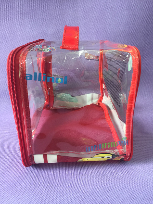 OEM Disney PVC Packing Bag Printing PVC Handbags With Zipper