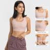 Buy cheap Sexy Breathable Mesh Women Sports Bra With Fixed Pad Adjustable Buckle from wholesalers