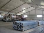 White Color Aluminum Large Industrial Storage Warehouse Tents With PVC Fabric