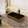 Buy cheap 600*350*110mm Sanitary Ware Basin Rectangular Ceramic Bathroom Sinks from wholesalers