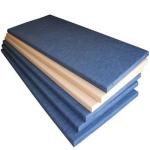 Meeting Room Decoration Square Edge Fiberglass Acoustic Wall Panel B2 Fireproof