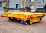 Flat Bed Material Transfer Trolley , Foundry Plant Battery Transfer Cart Small