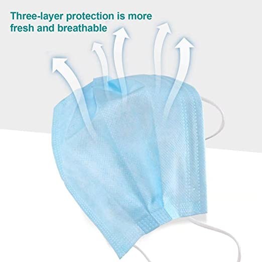 17.5*9.5cm Size Disposable Respirator Mask 3D Breathing Space For Personal Protective