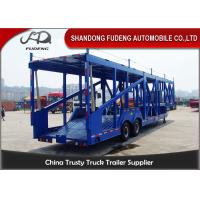 Buy cheap Customized Skeleton Shape Car Carrier Trailer 2 Axle Carbon Steel Material product