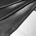 Stretch Gray Cotton Twill Denim Fabric For Skinny Jeans 12.5 Oz