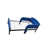Metal and Plastic Princess Single Folding Kids Bed for Bedroom 0-8 Ages